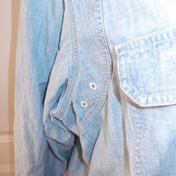 Lauren Jeans Company Denim Shirt Size 3X Plus - Picture 3 of 5